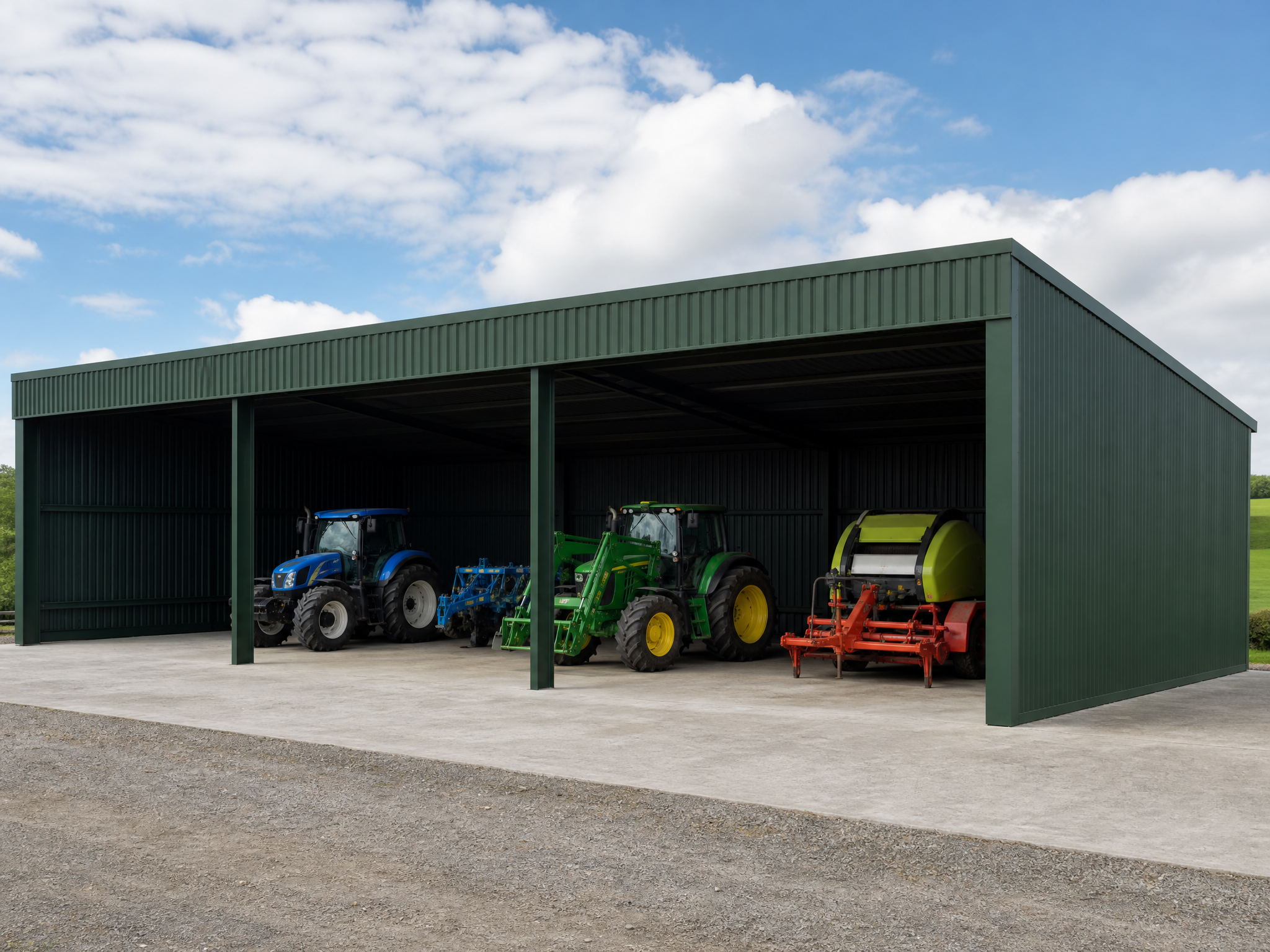 Farm Sheds painting by Castle Farm Painters