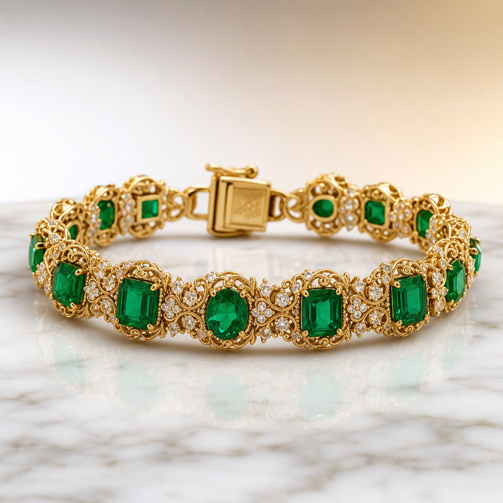 Emerald Garden Bracelet