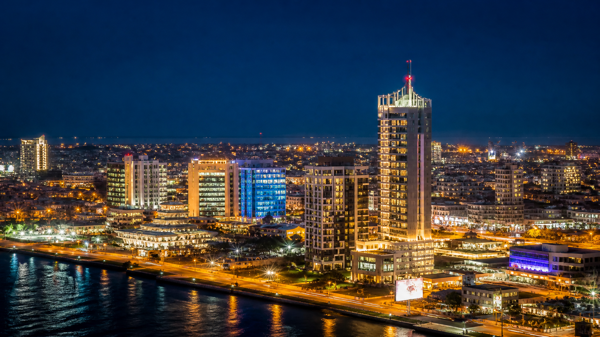 Cotonou la nuit