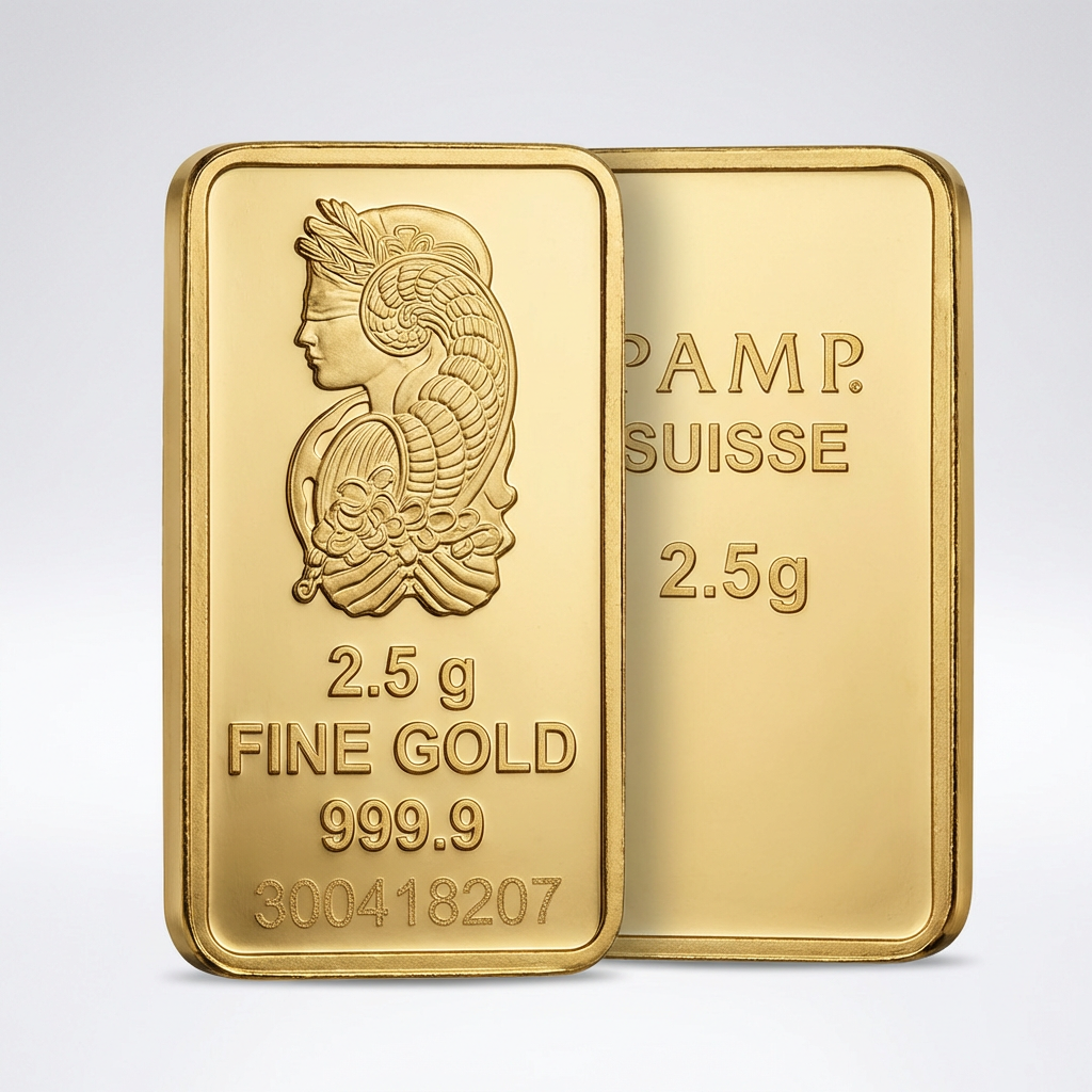 PAMP Suisse 2.5 Gram Fortuna Gold Bar