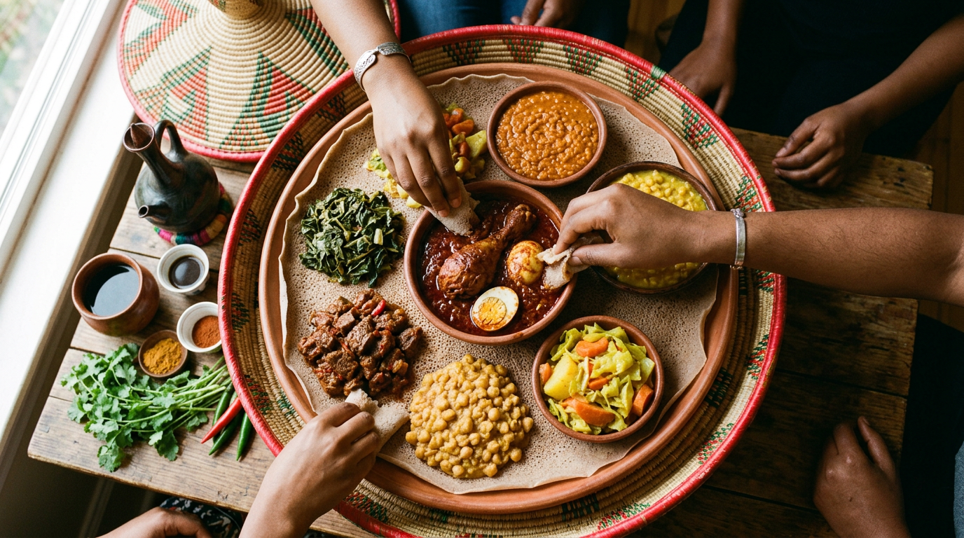 Ethiopian cuisine — signature dishes and ingredients