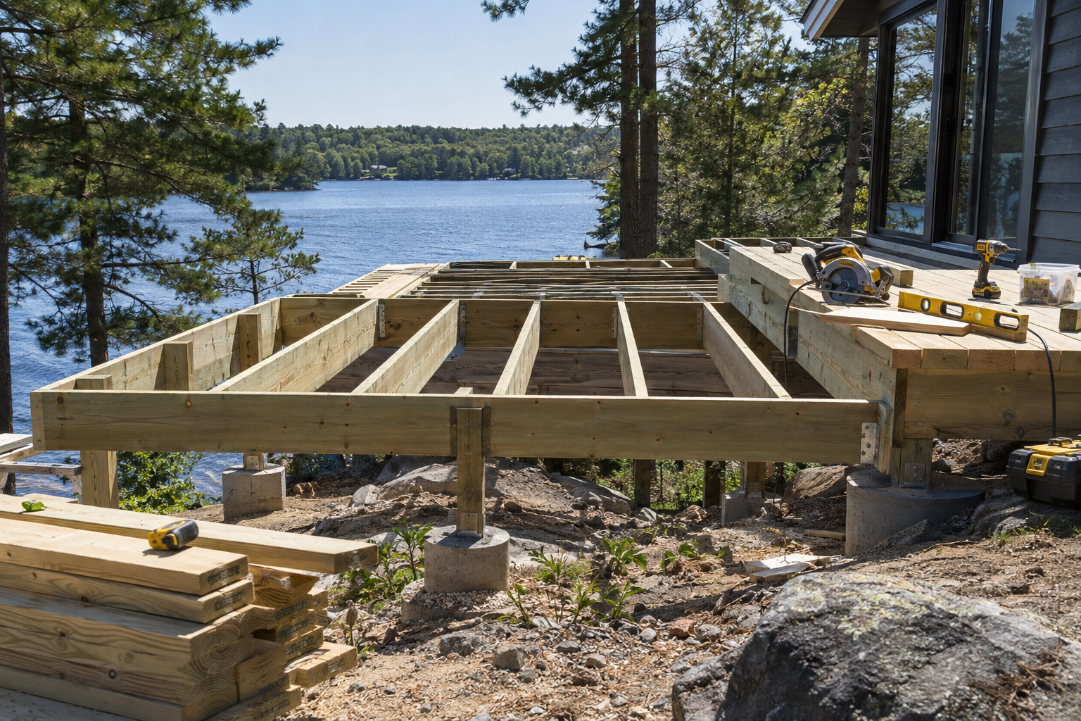 Deck Installation in Muskoka