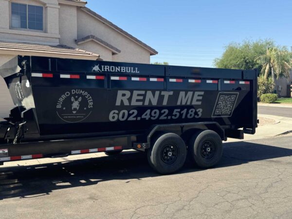 Burro Dumpsters rental trailer