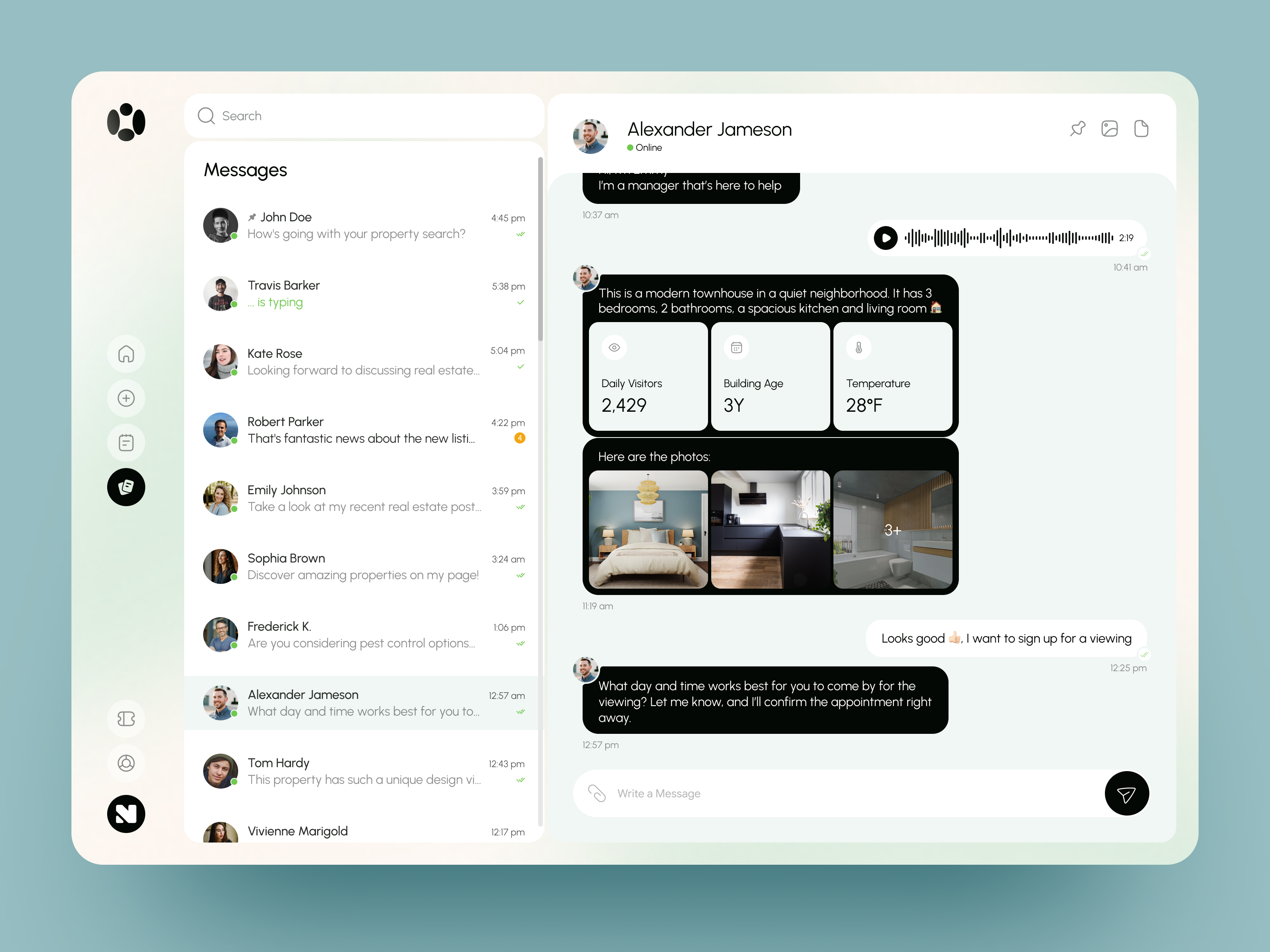 Messages & Docs - Ivy Realty Agent Portal