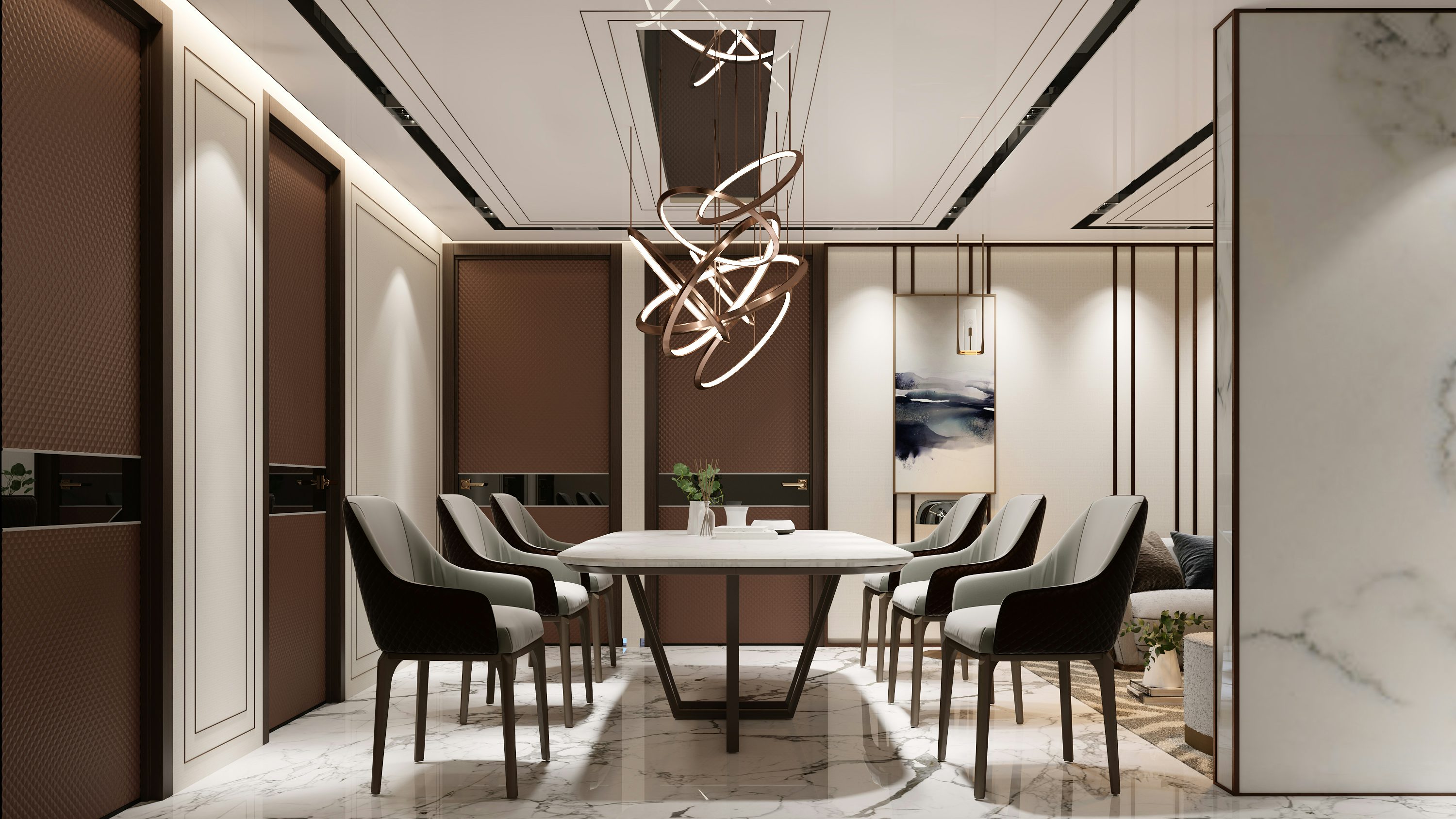 Comedor elegante moderno
