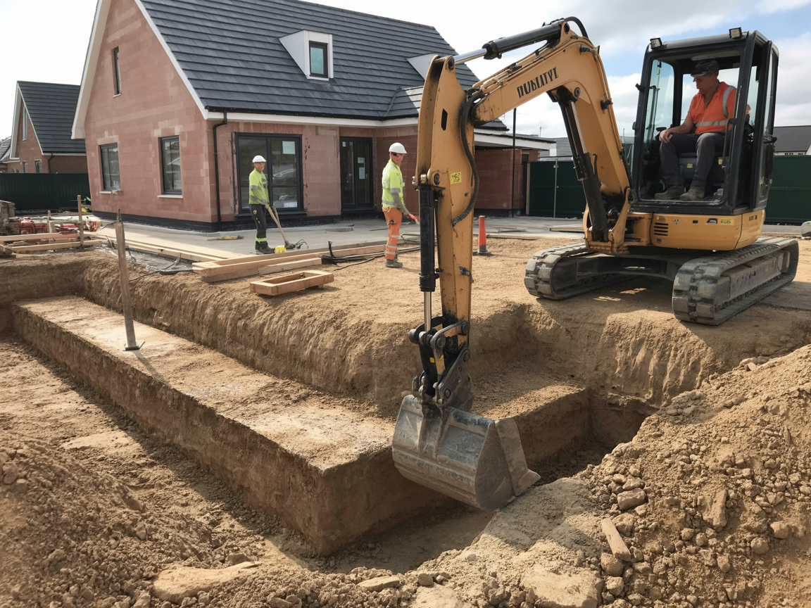 Domestic Groundworks by BR Building and Joinery in Northern Ireland
