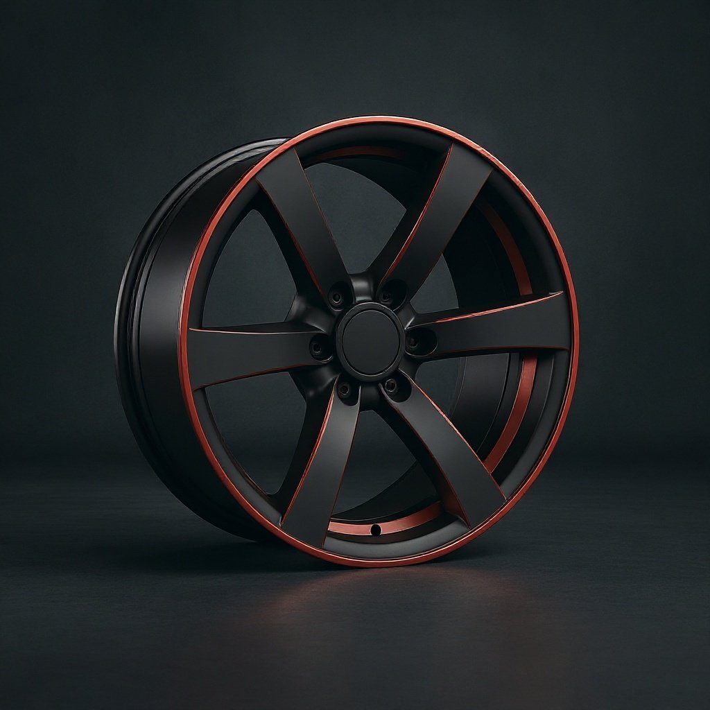 Чорний з червоними акцентами