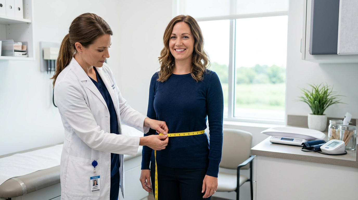 Telehealth weight-loss doctor consultation