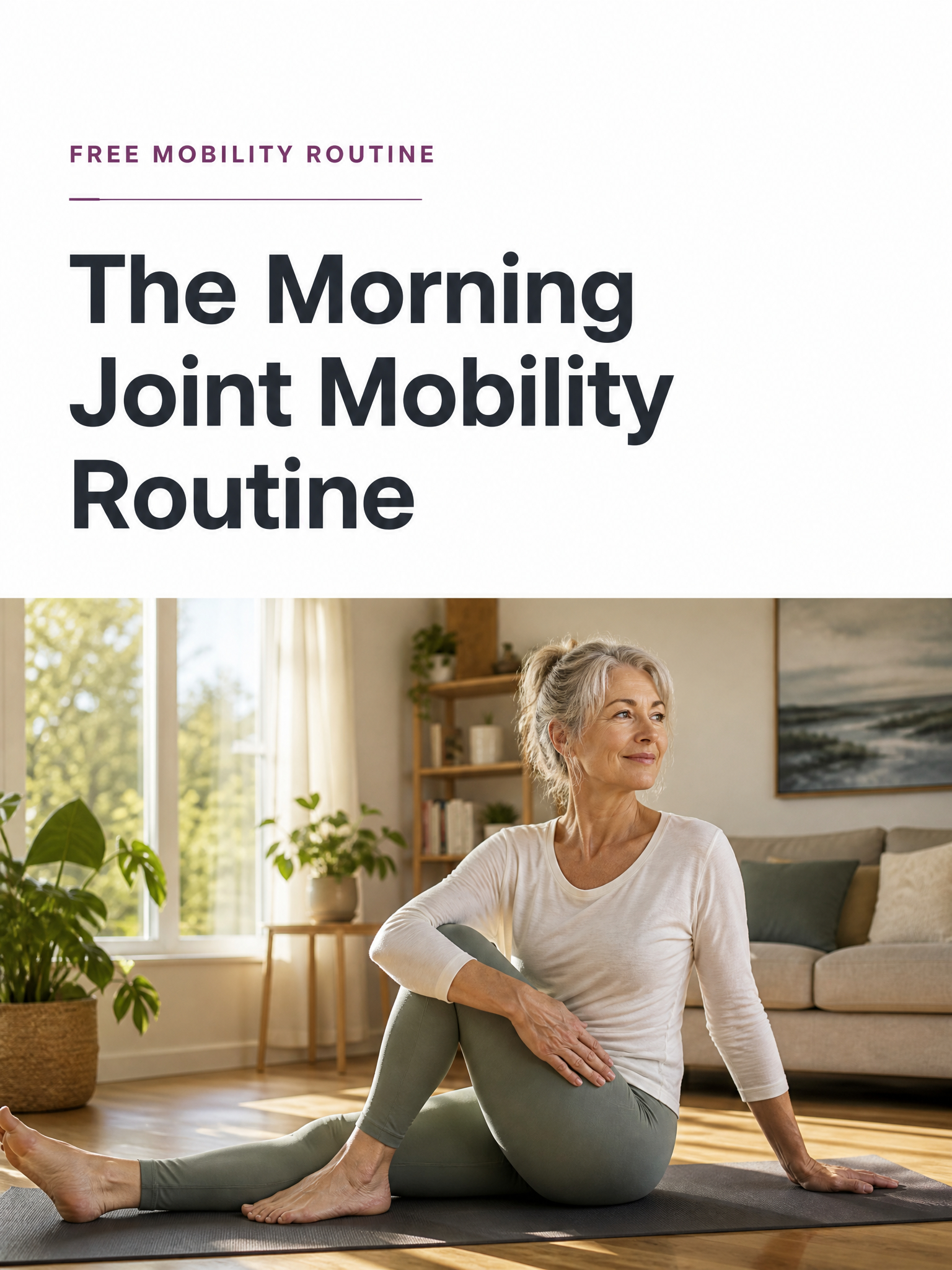 Cover of the free guide: The Morning Joint Mobility Routine