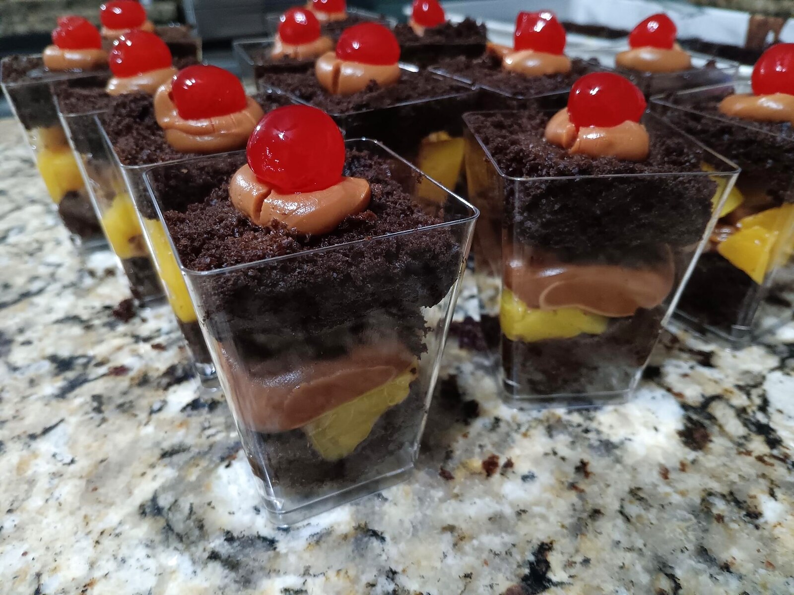 Chocolate Trifle Dessert Cups