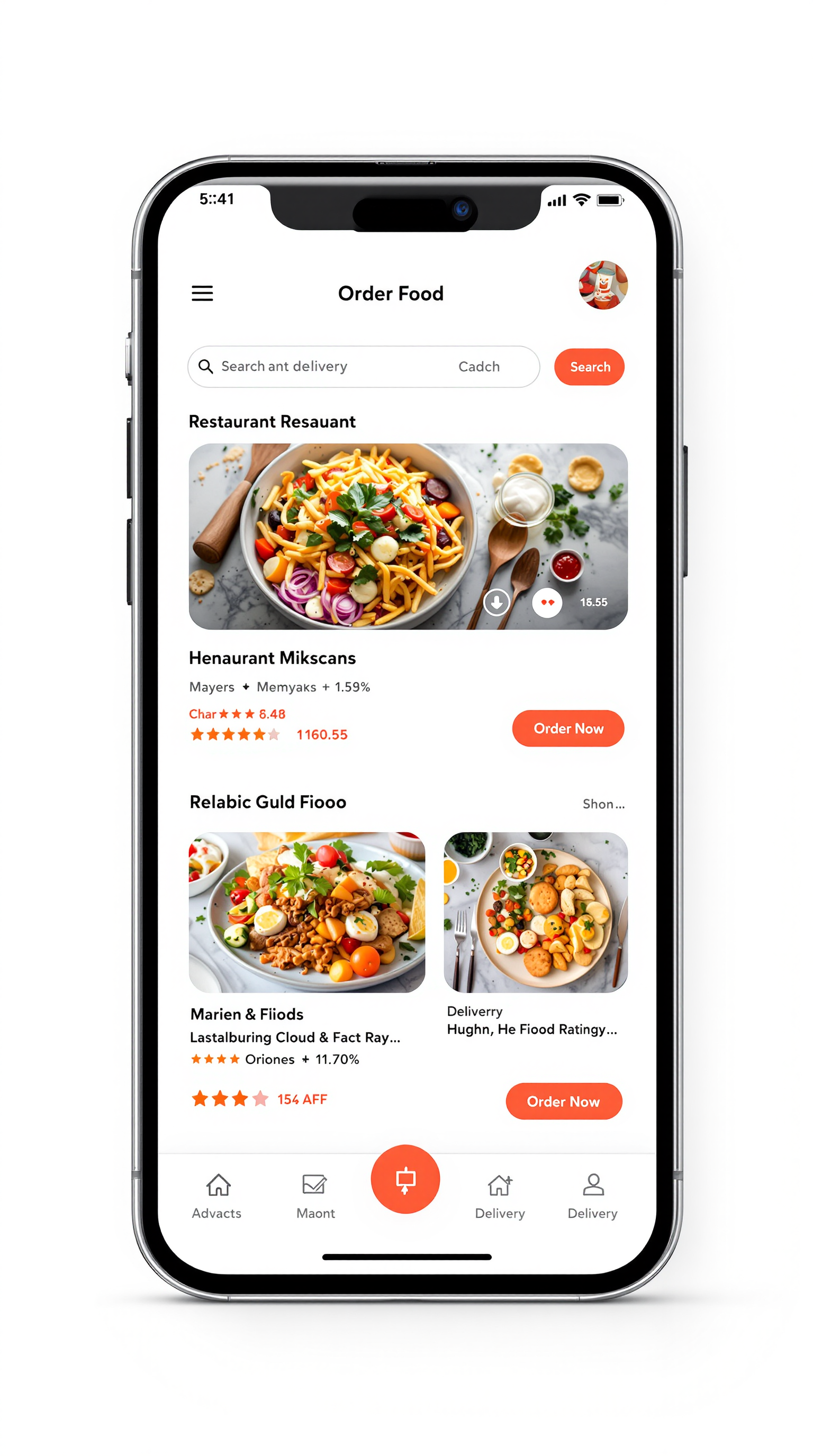 Приложение для доставки еды на дом — Чиббис скриншот приложения
