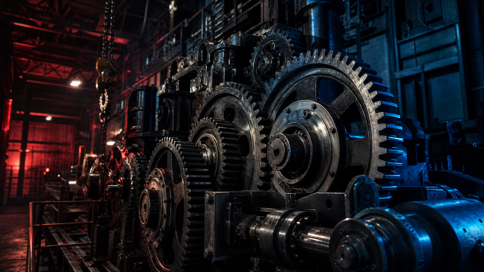Industrial machinery background