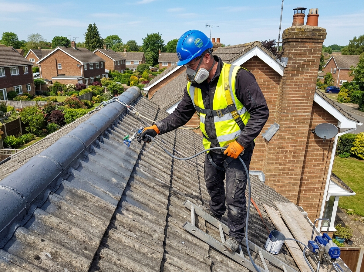 Roof Painting example 1