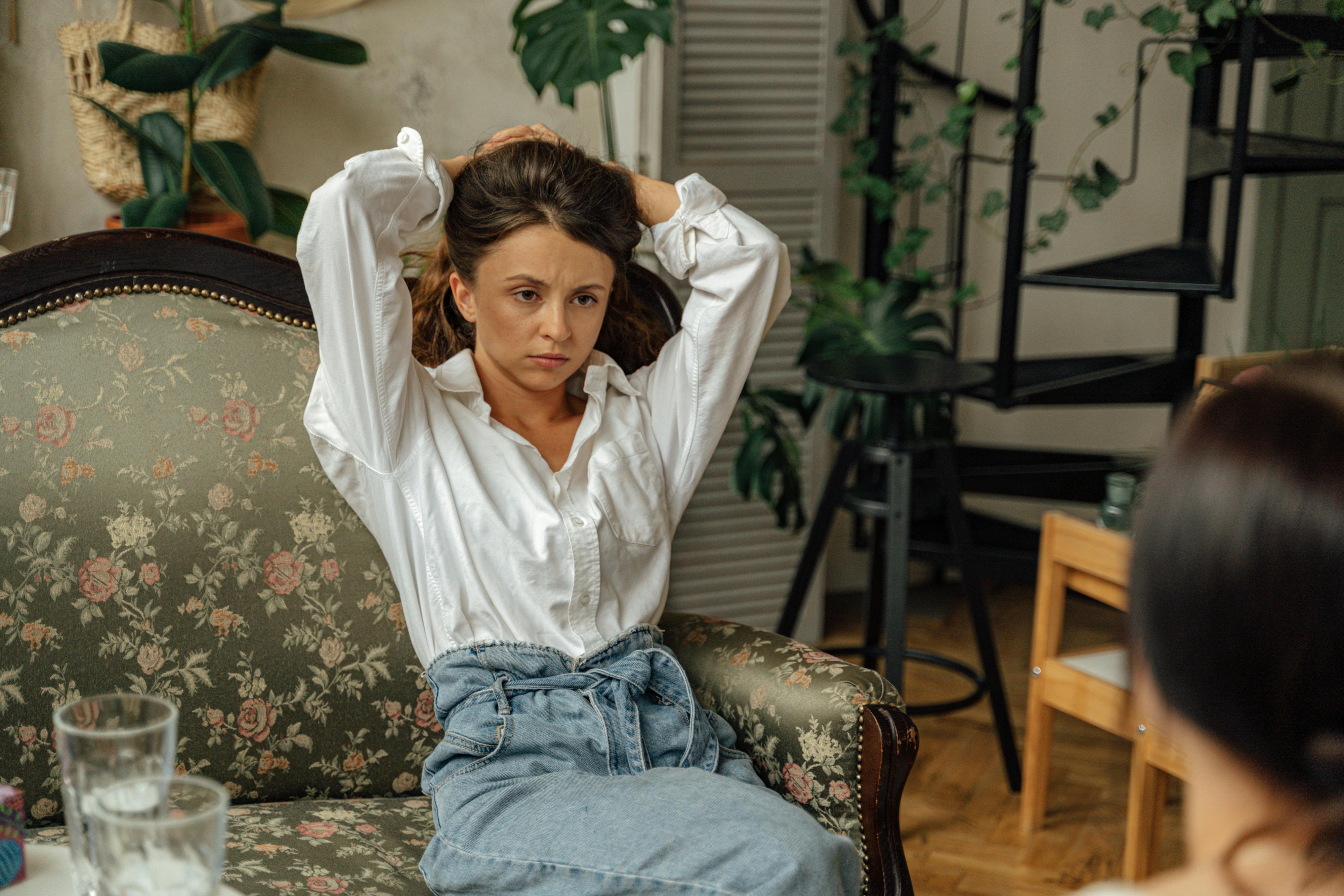 Woman dealing with emotional challenges related to bipolar disorder