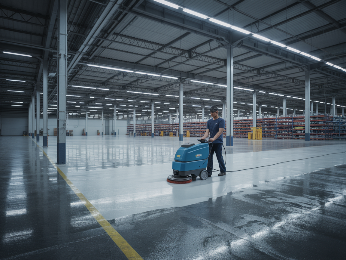 Mantenimiento de nave industrial y pavimentos