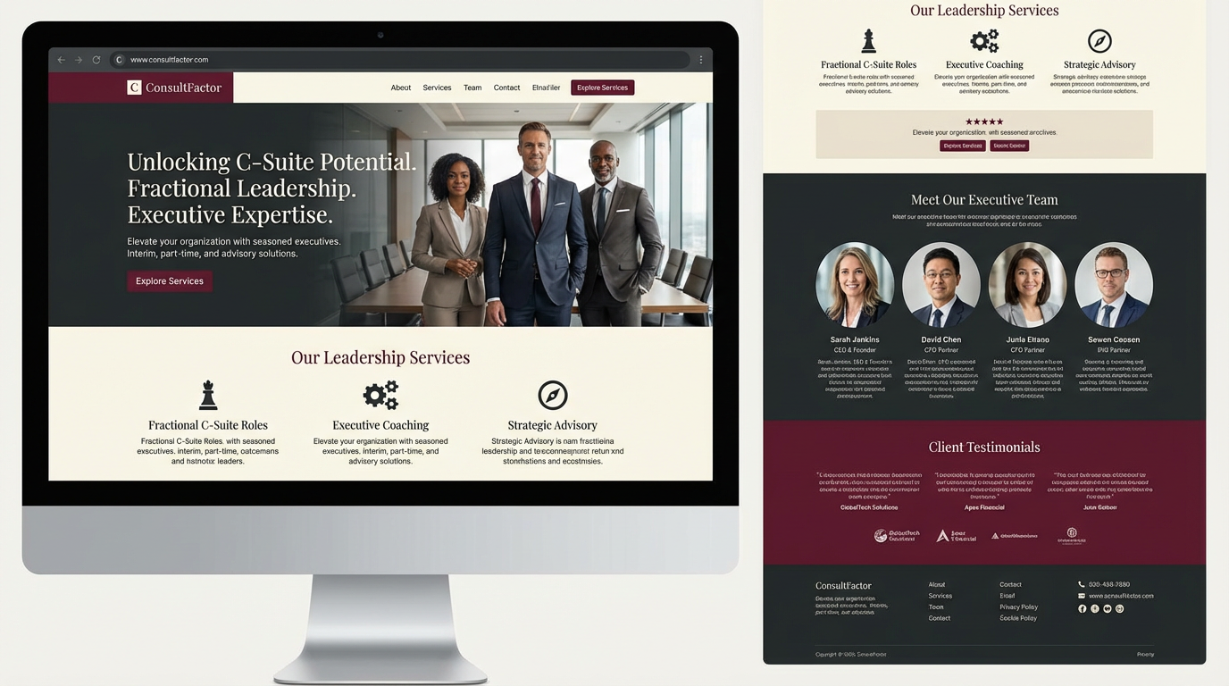 ConsultFactor.com website screenshot