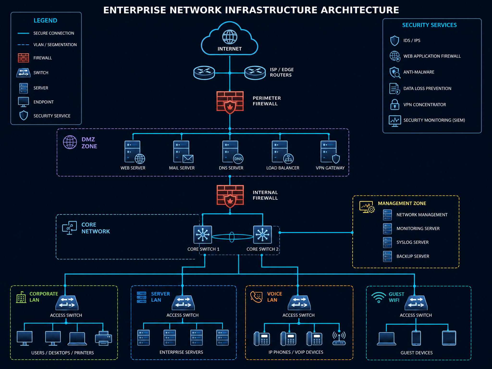 Seguridad de infraestructura y redes