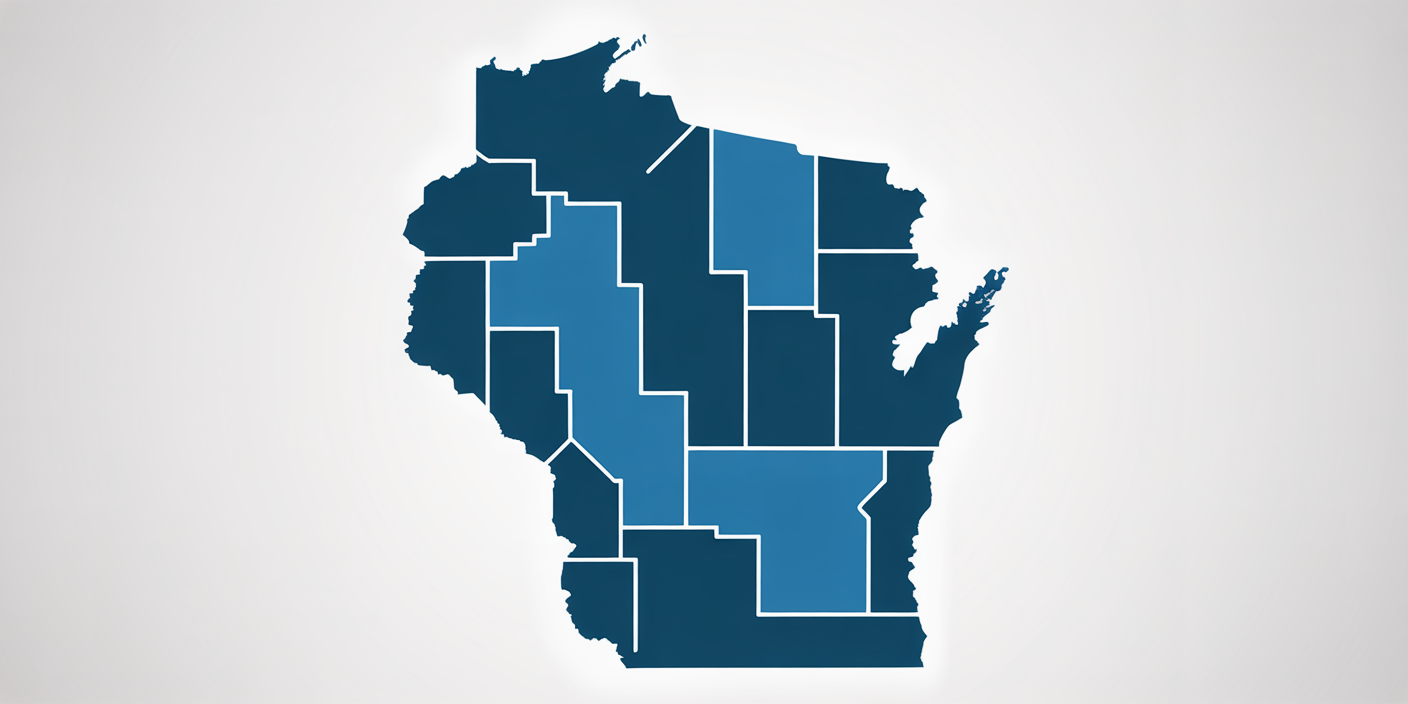 Service areas in Wisconsin