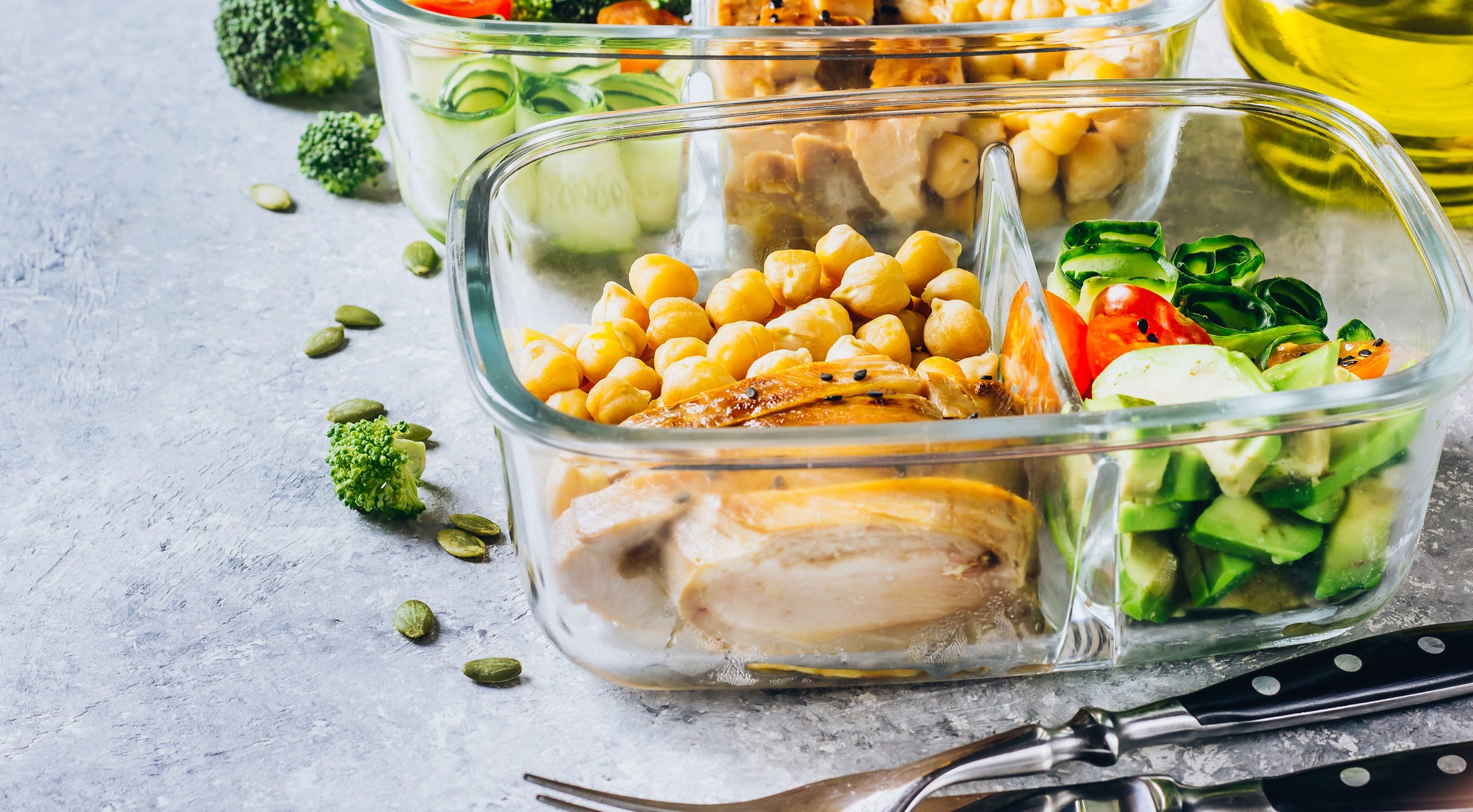 Meal planning with healthy foods