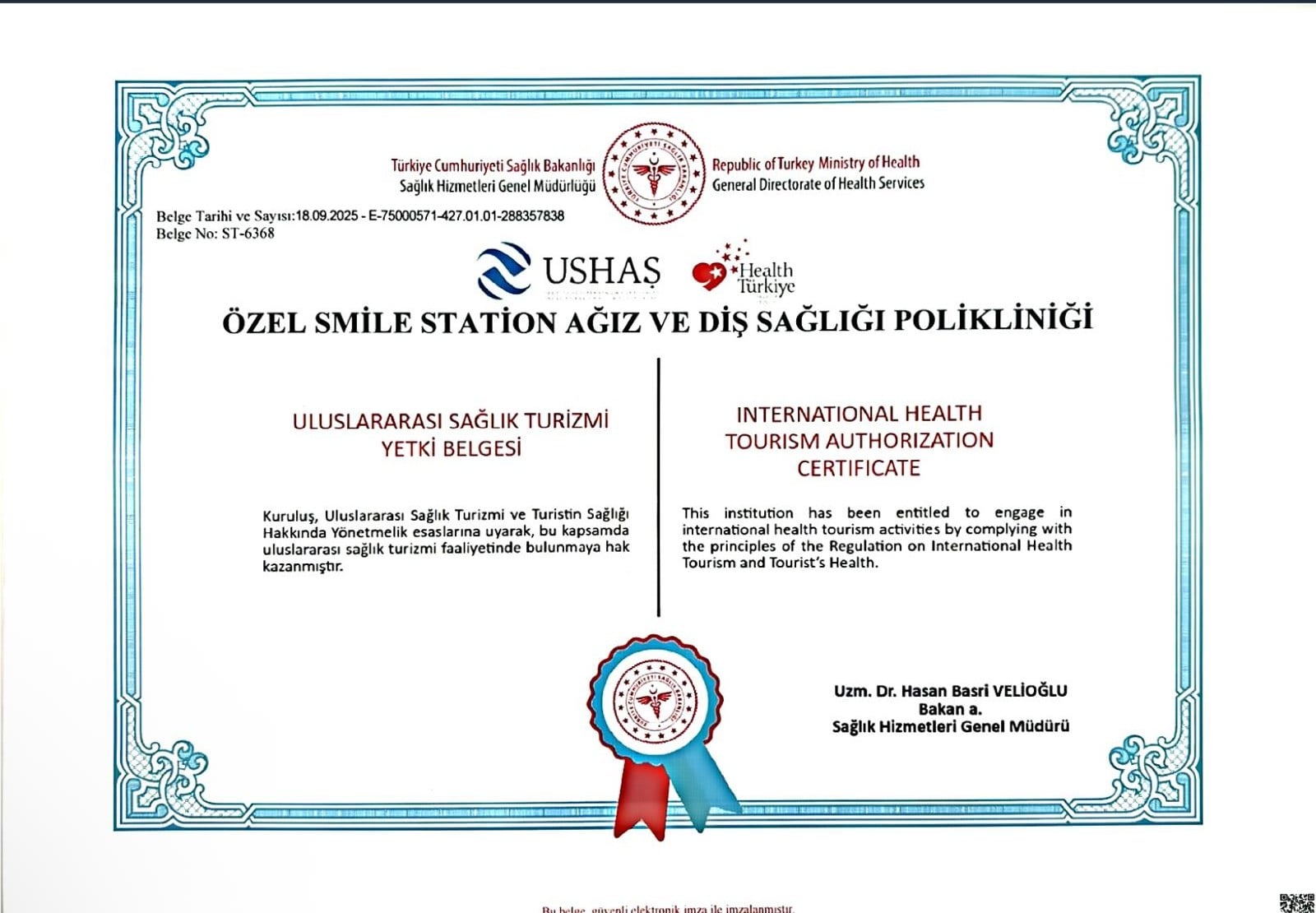 Özel Smile Station Ağız ve Diş Sağlığı Polikliniği