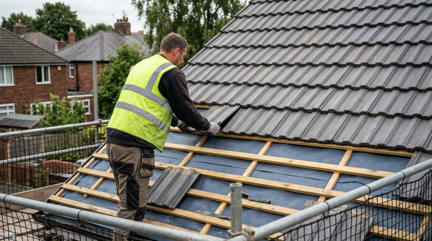 Roof Repairs & Replacements project 3 on a UK property