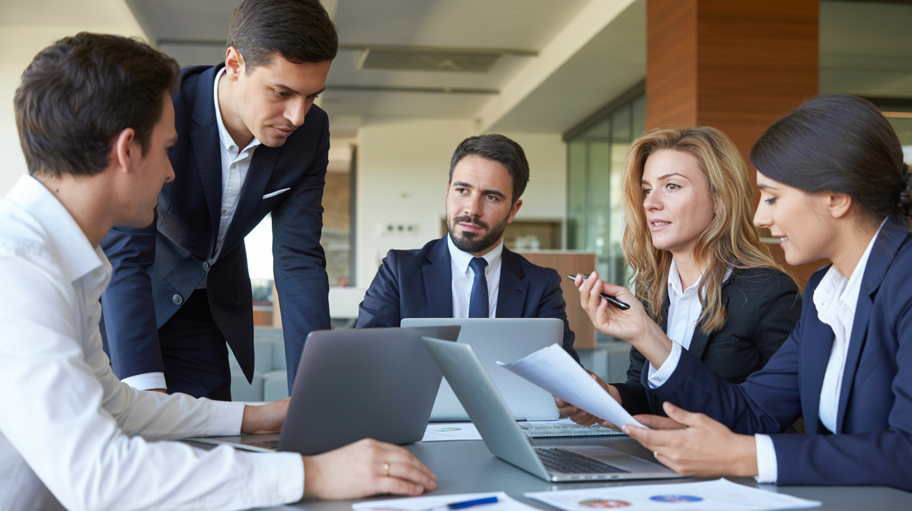 Team FA Servizi Finanziari nel nostro ufficio di Roma