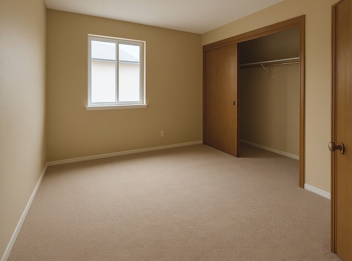 Spotless bedroom after estate cleanout by Taylor Family Store