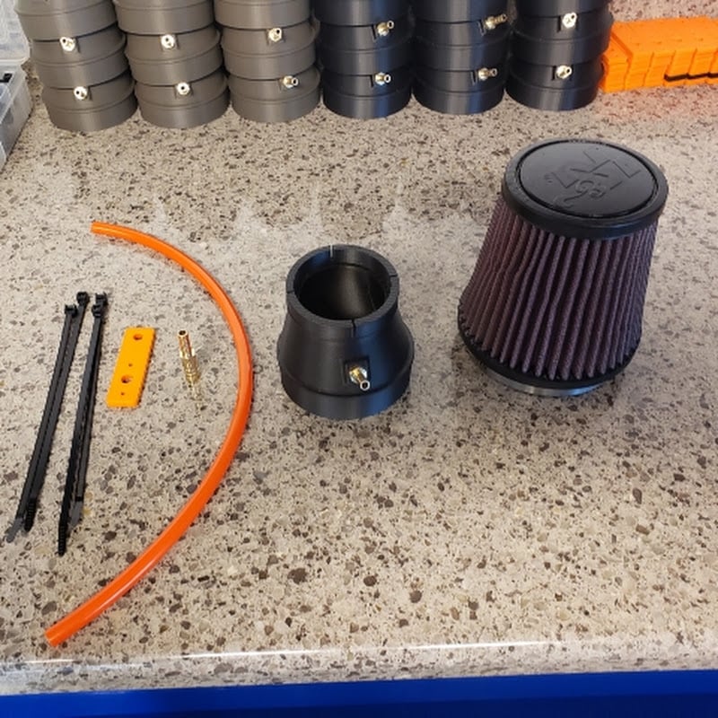 Intake parts on the bench