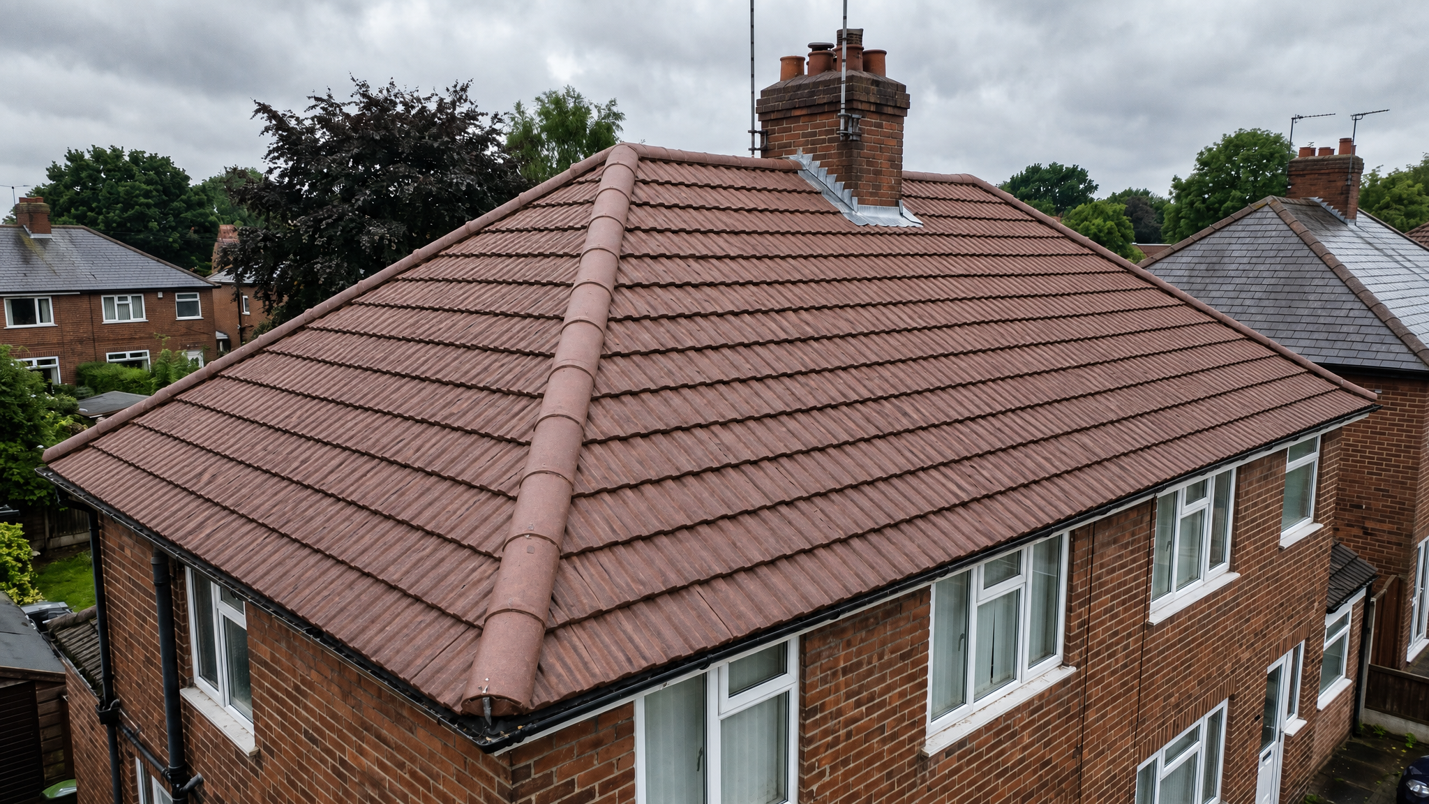 Moss Removal & Roof Clean - After