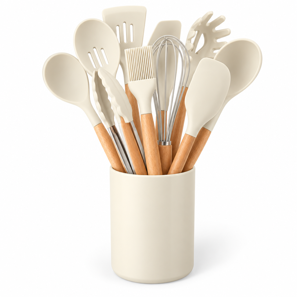 Kit 12 Utensílios de Cozinha em Silicone foto 2