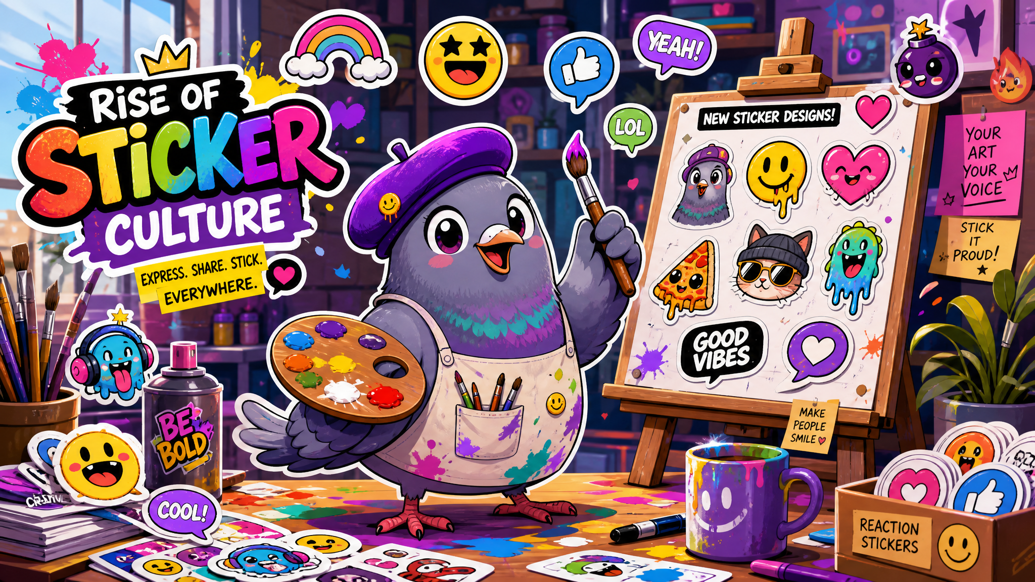 The Rise of Sticker Culture: How Digital Stickers Became a Billion-Dollar Industry