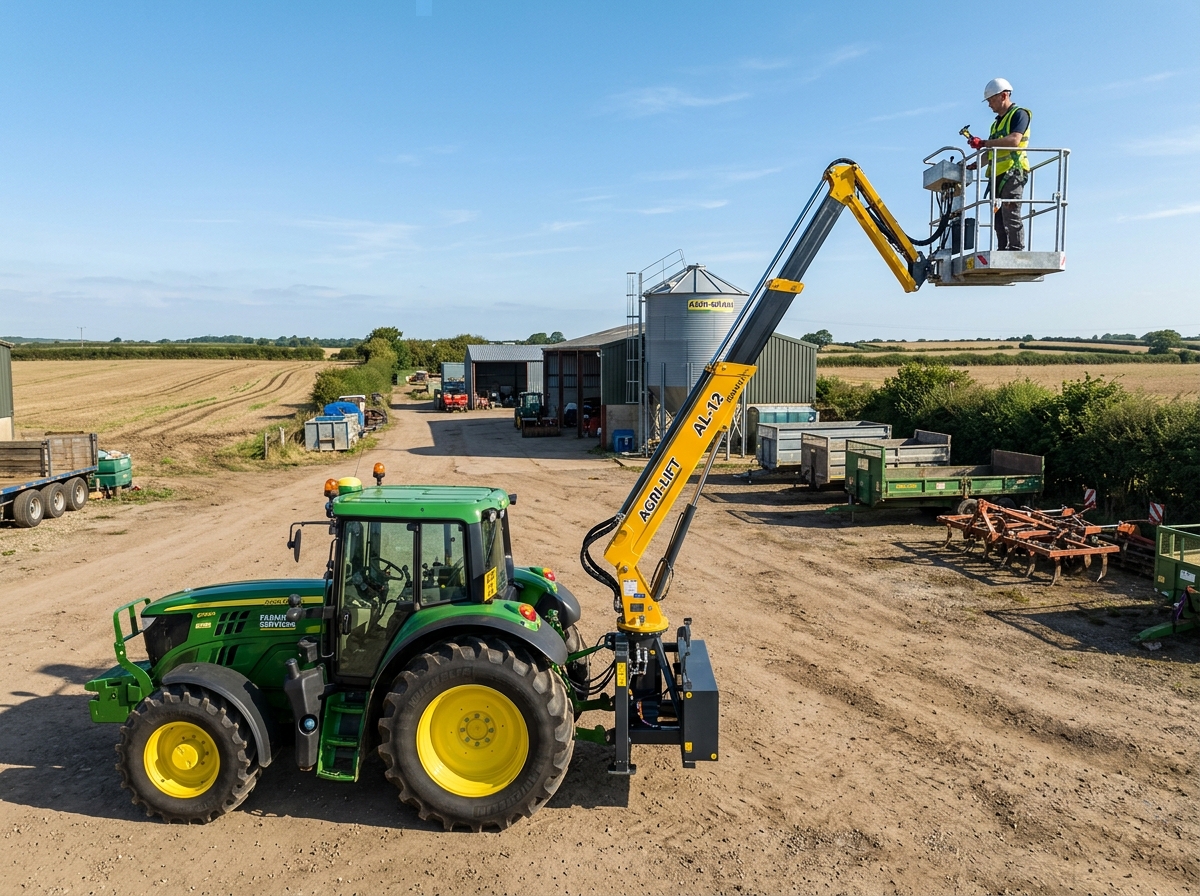 Nacelle sur tracteur agricole