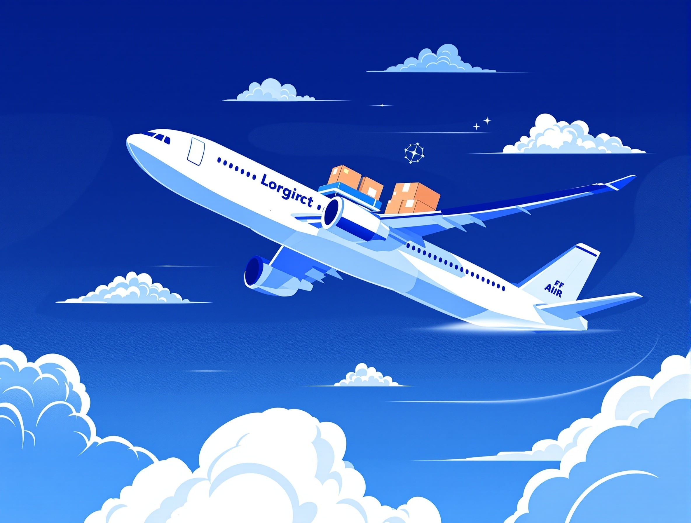 Air freight illustration