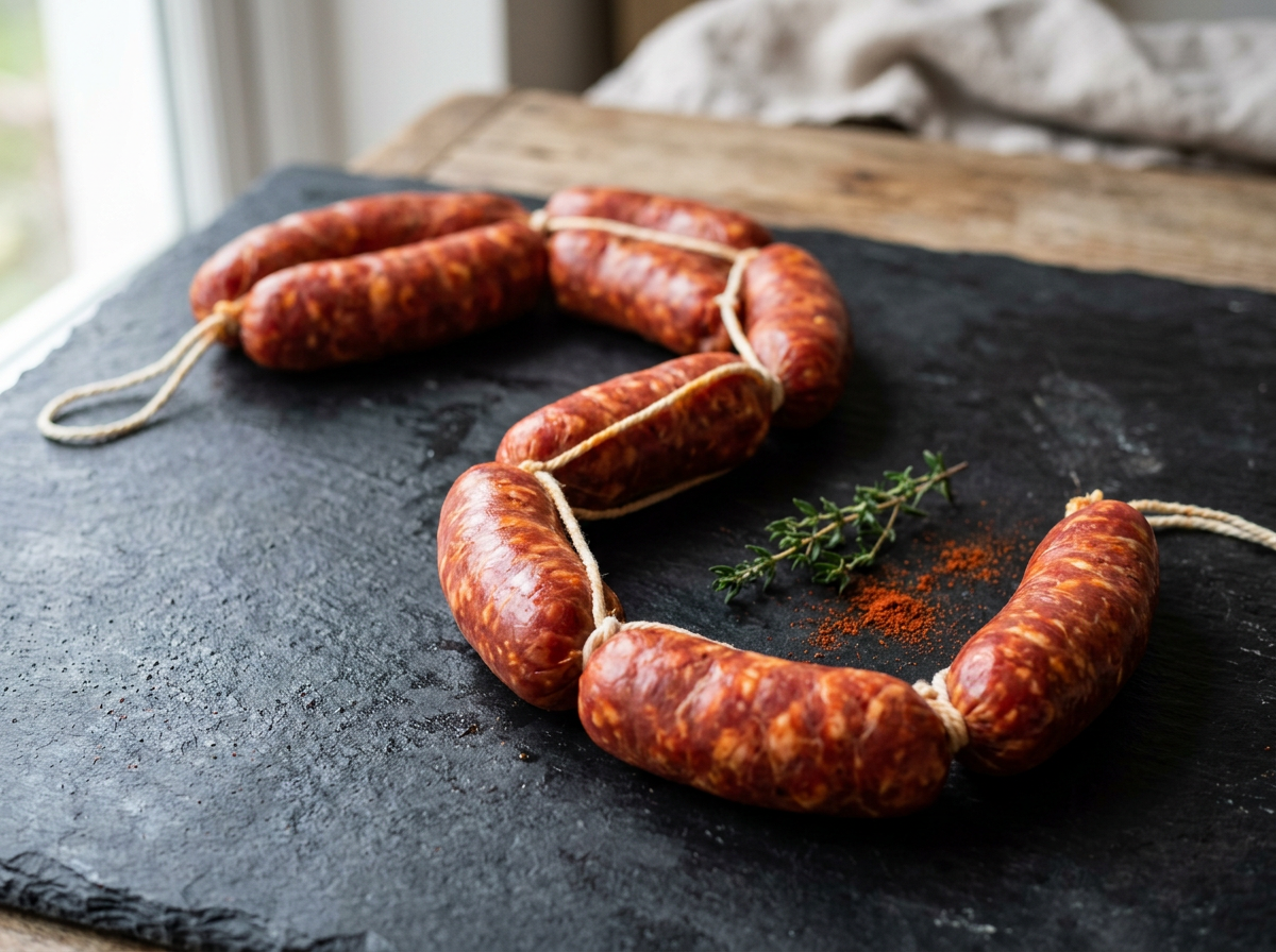 Foto de Chorizo fresco en ristra