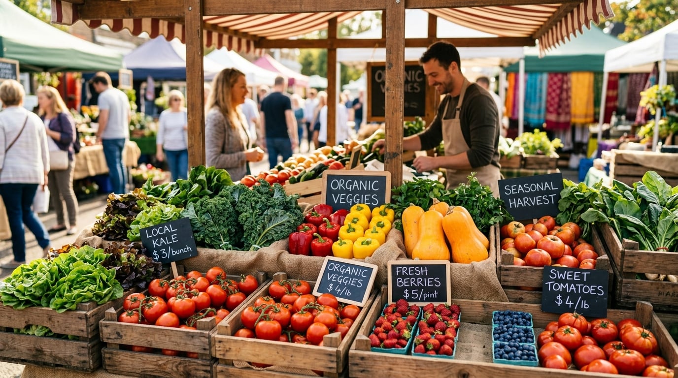 How Buying Fresh Ingredients from a Farmers Market Boosts Your Health and Diet