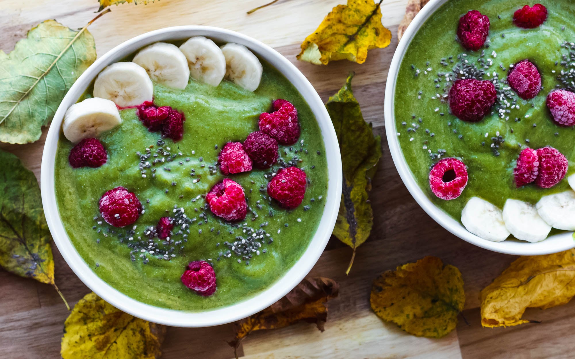 Healthy smoothie bowls