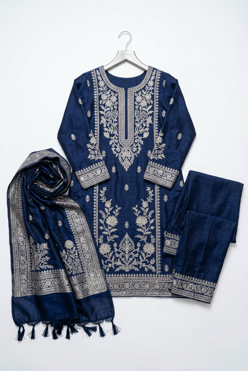 Midnight Silver Thread