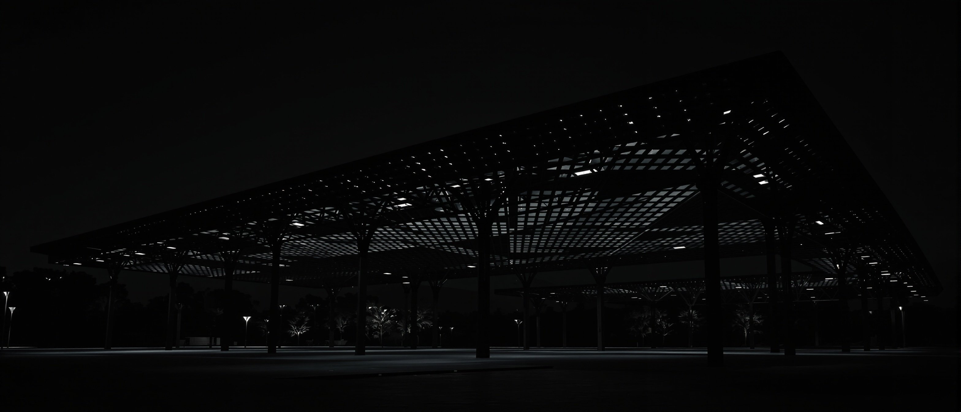 Parc del Fòrum Barcelona - Futuristic brutalist architecture