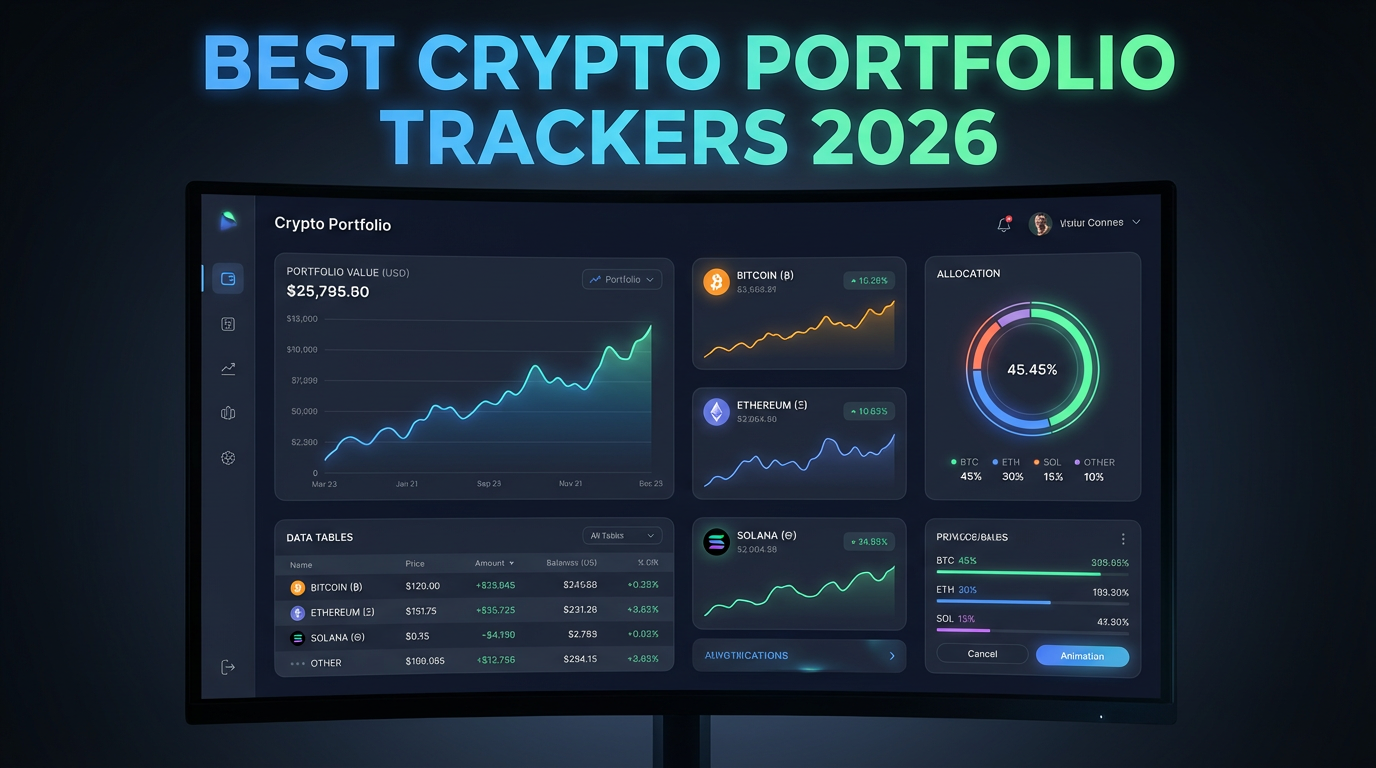Best Crypto Portfolio Trackers in 2026: Track Every Coin, Wallet & DeFi Position