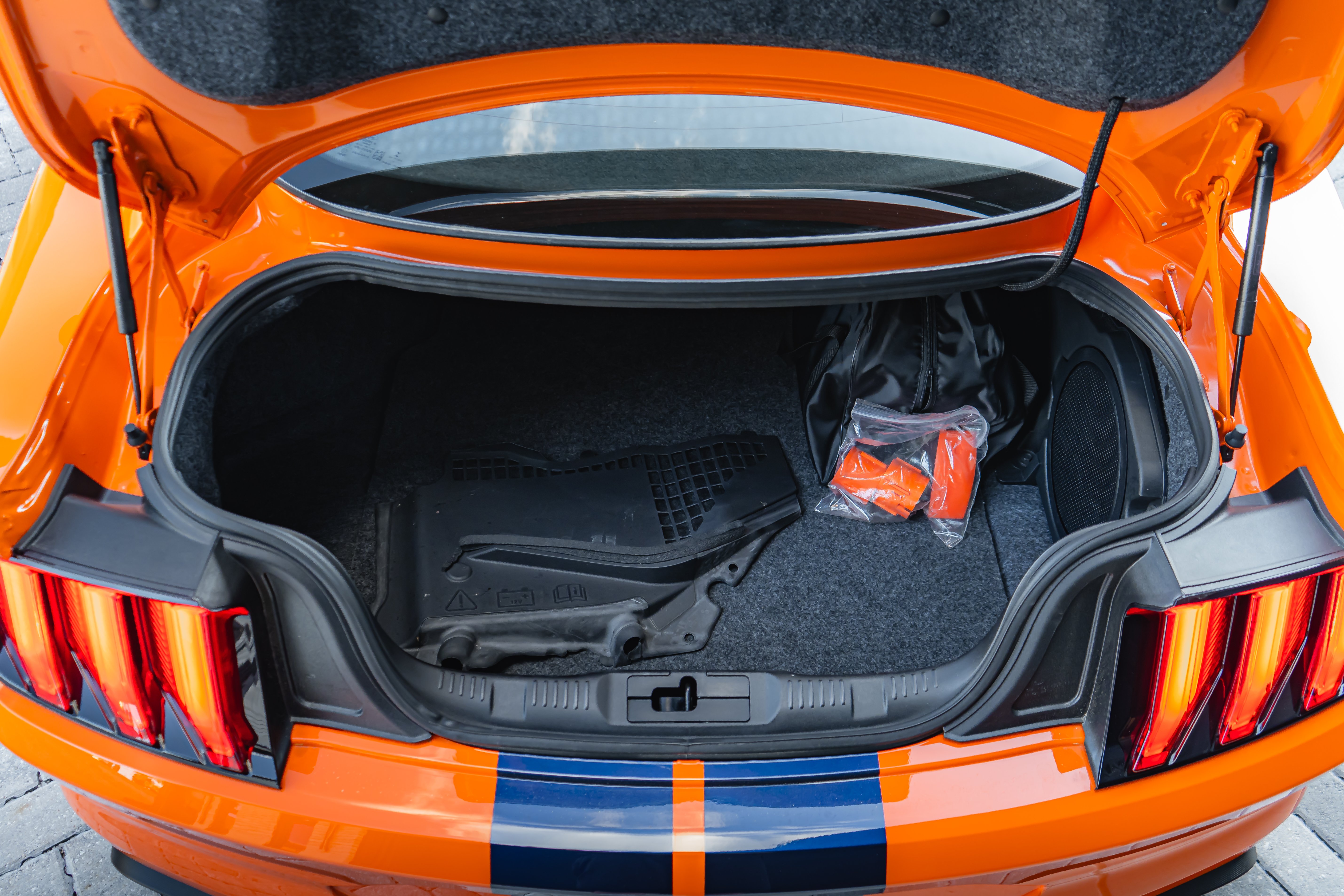 2020 Shelby GT500 trunk with original accessories