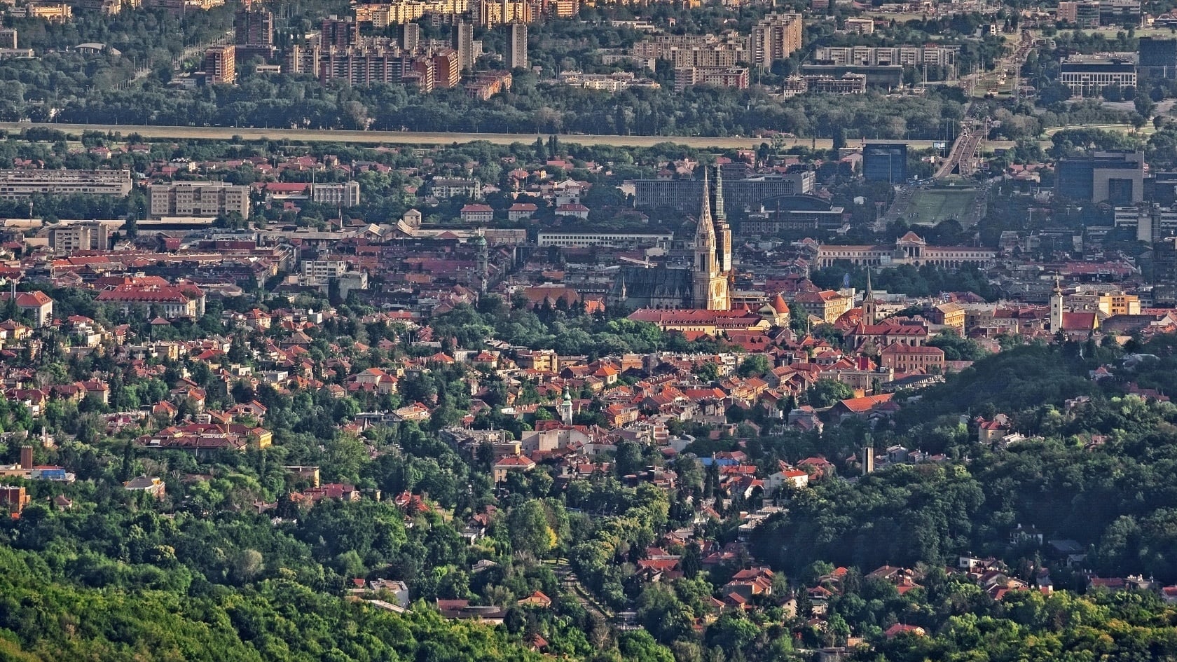 Panorama von Zagreb