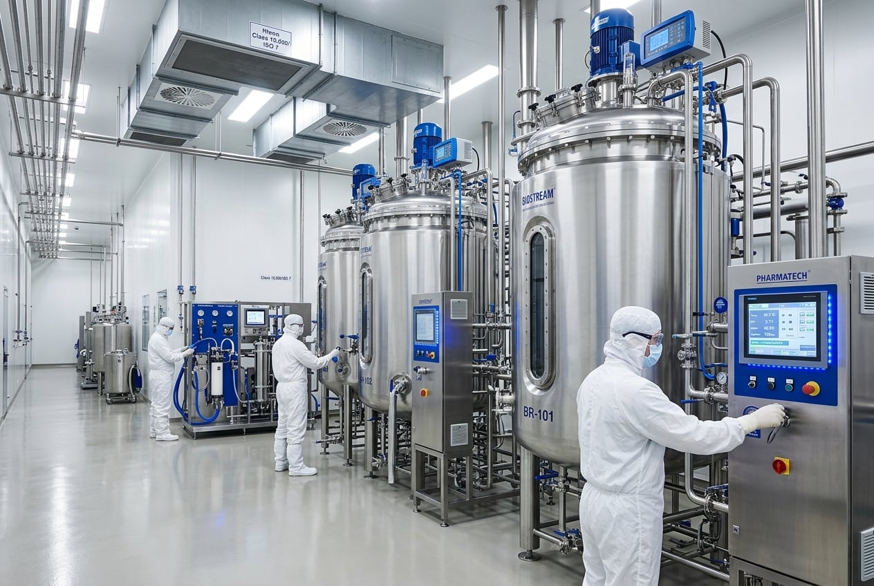 Biotechnology laboratory for pharmaceutical applications