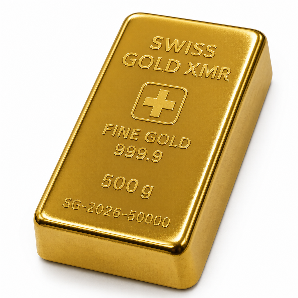 500g Gold Bar Heraeus