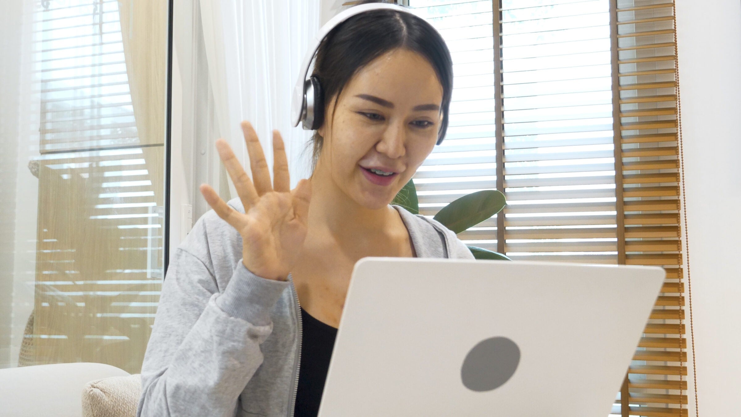 People learning with modern technology