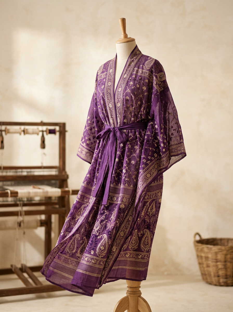 Lily Jamdani Kimono