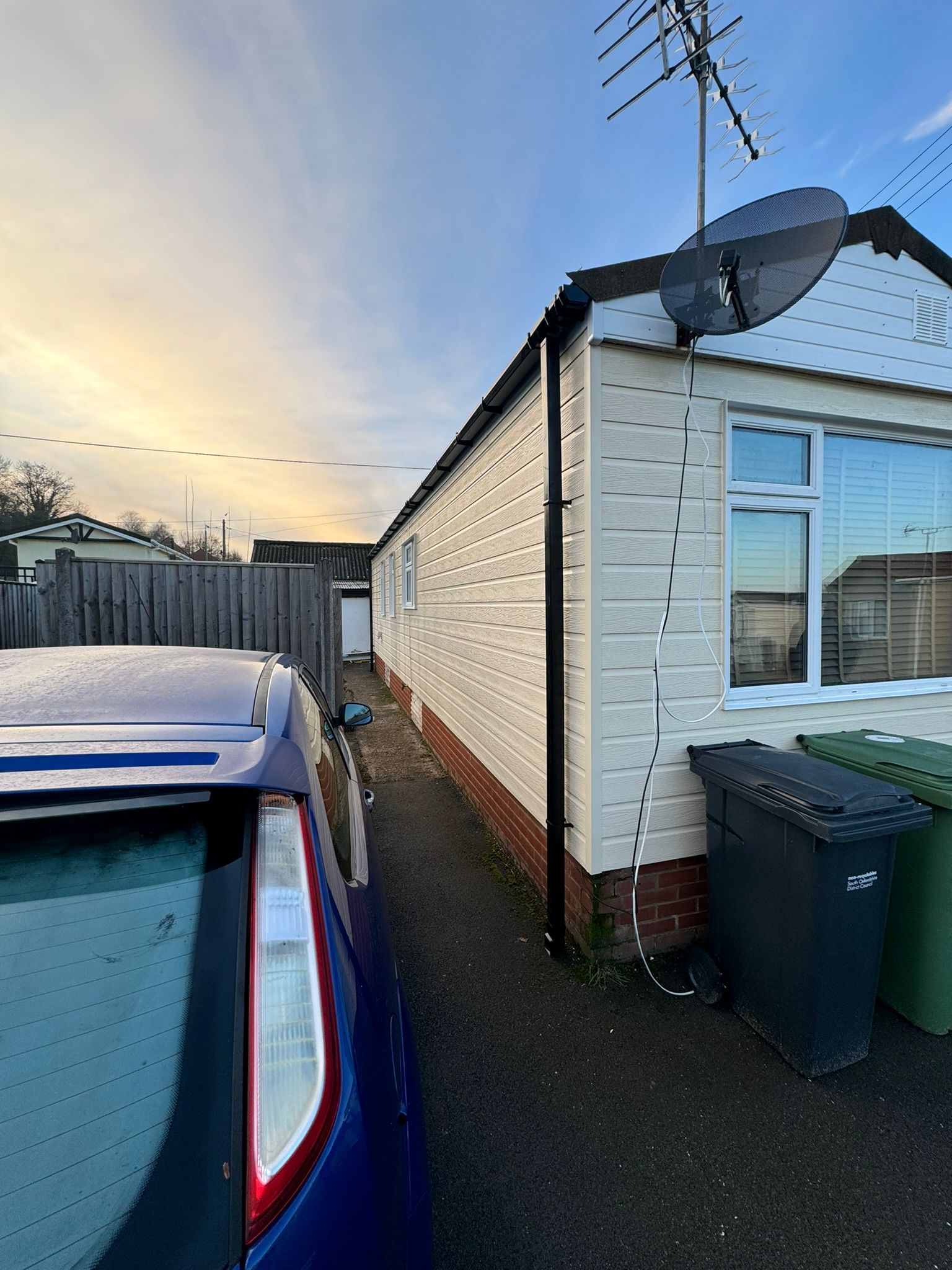 Park home exterior refurbishment project completed
