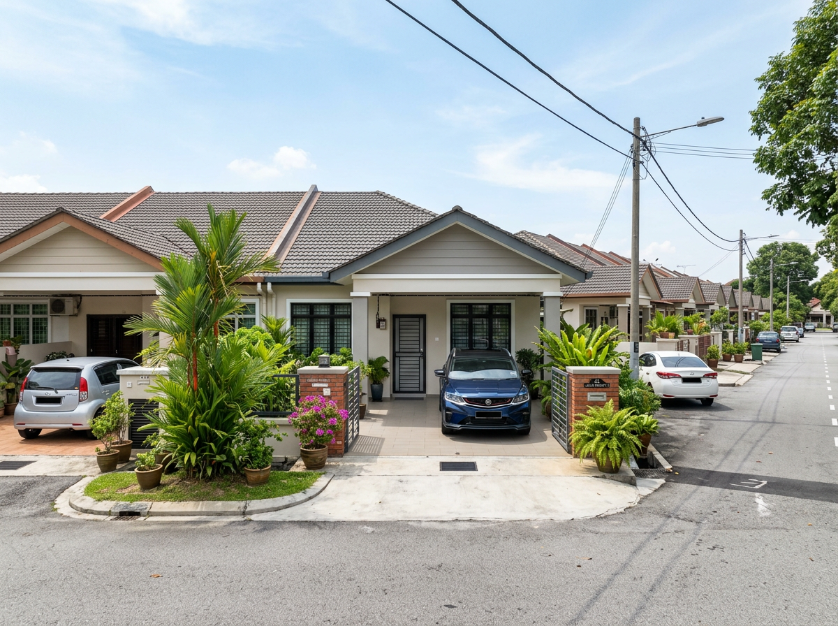 Gambar Rumah Teres 1 Tingkat di Pasir Puteh