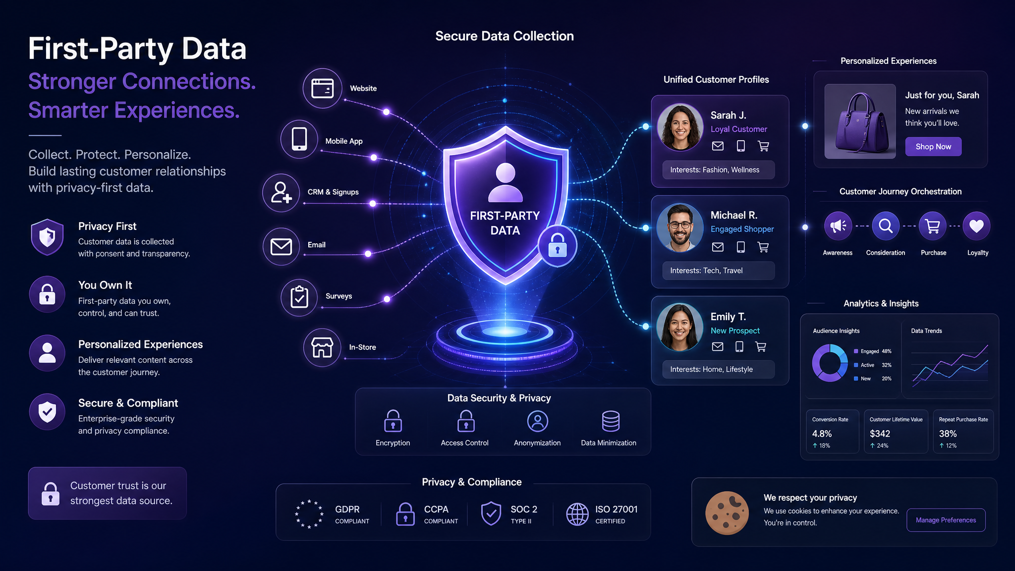 First-Party Data em 2026: como crescer com privacidade, personalização e dados próprios