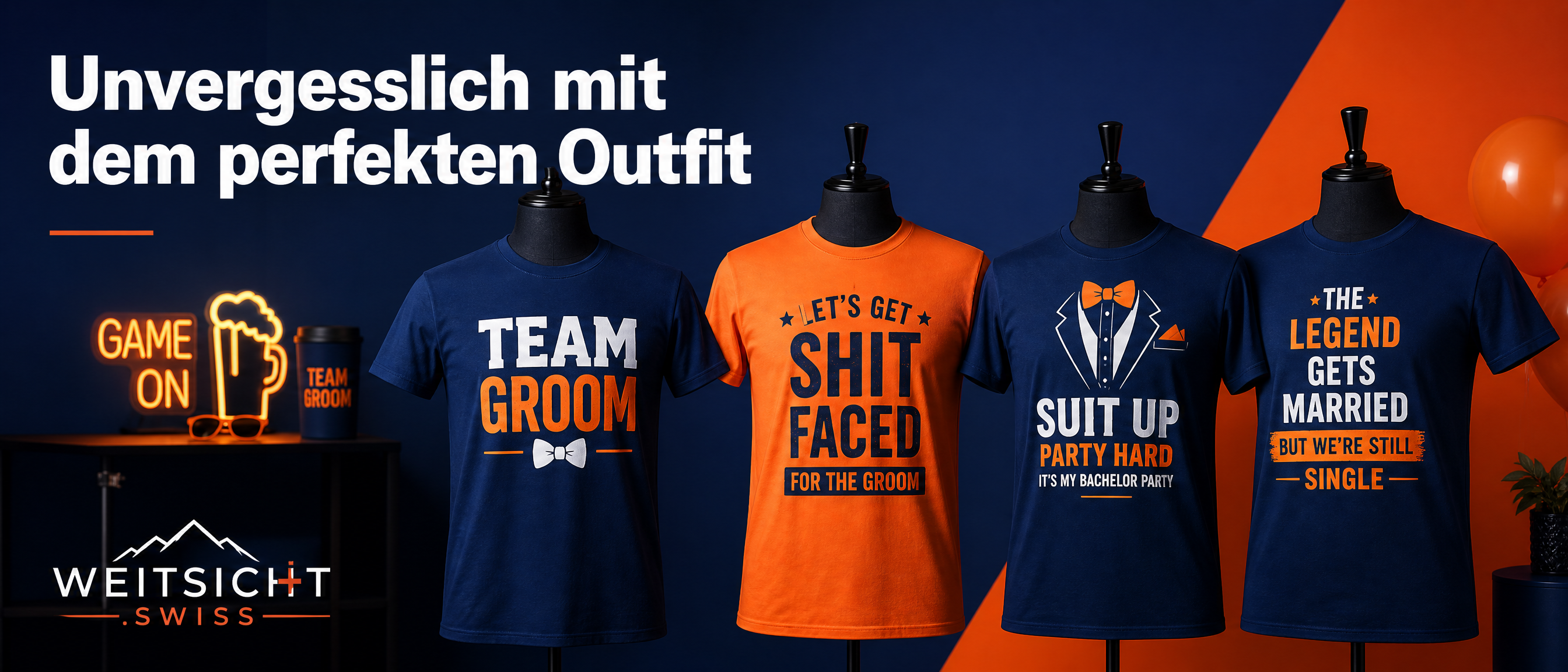 Junggesellen-Shirts bei weitsicht.swiss