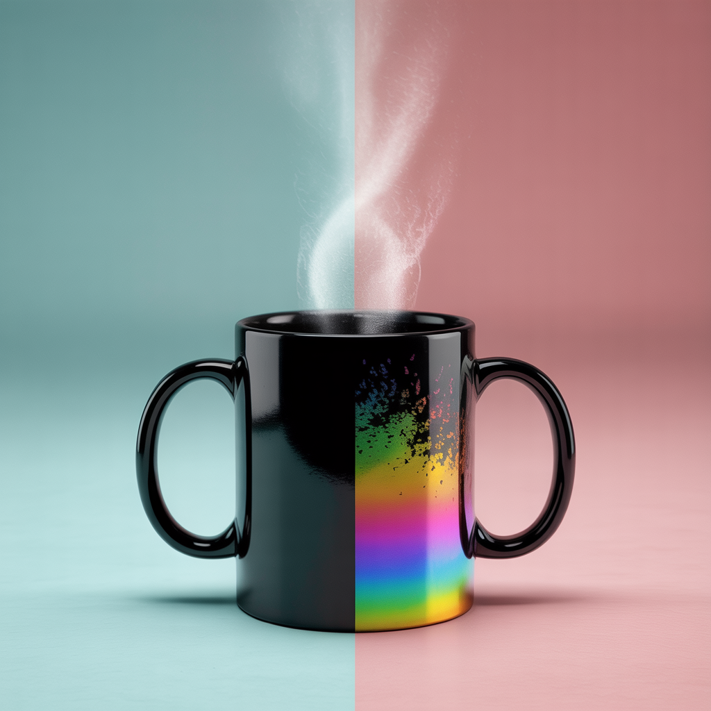 Taza Mágica Cambia Color